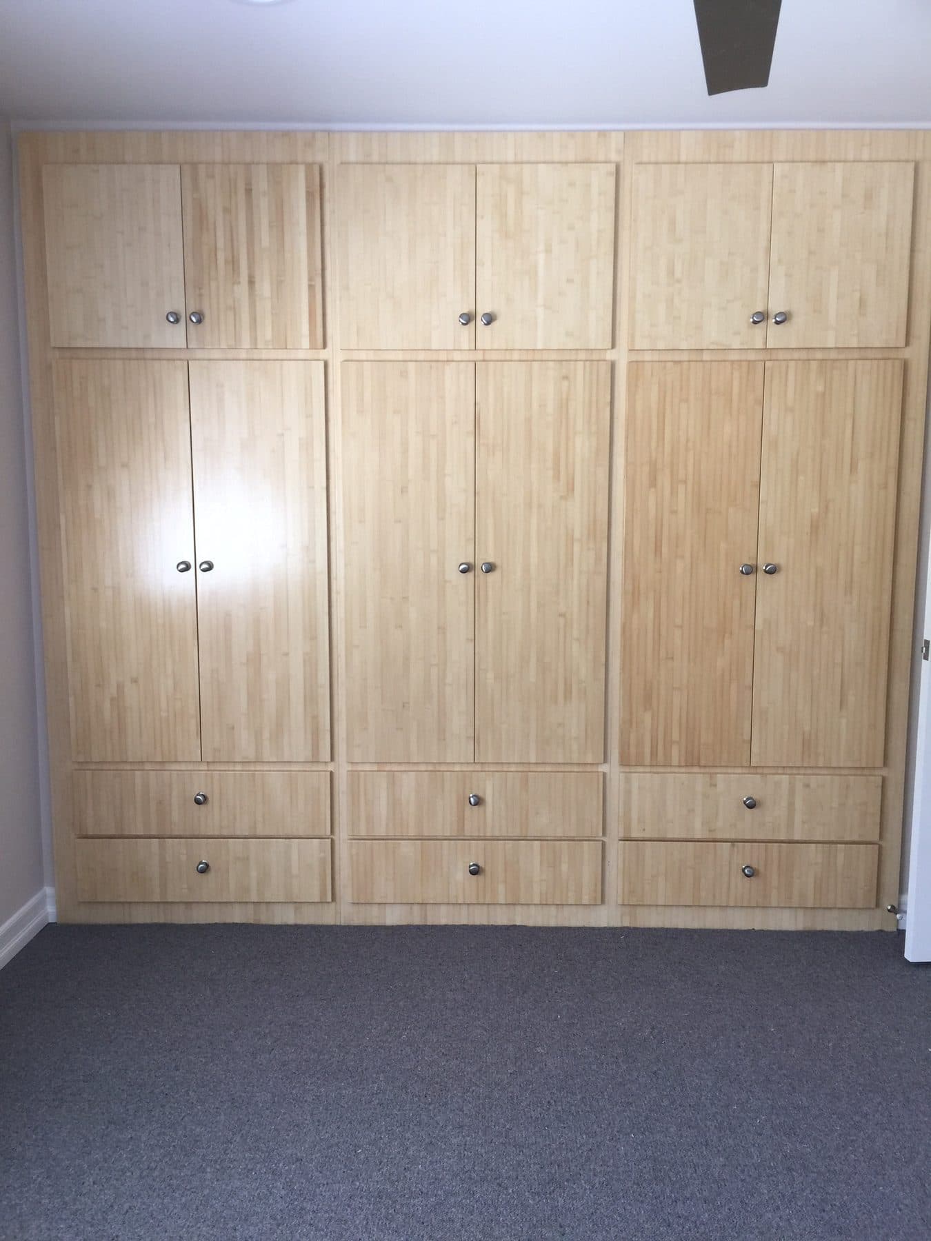 Floor-to-ceiling closet cabinetry