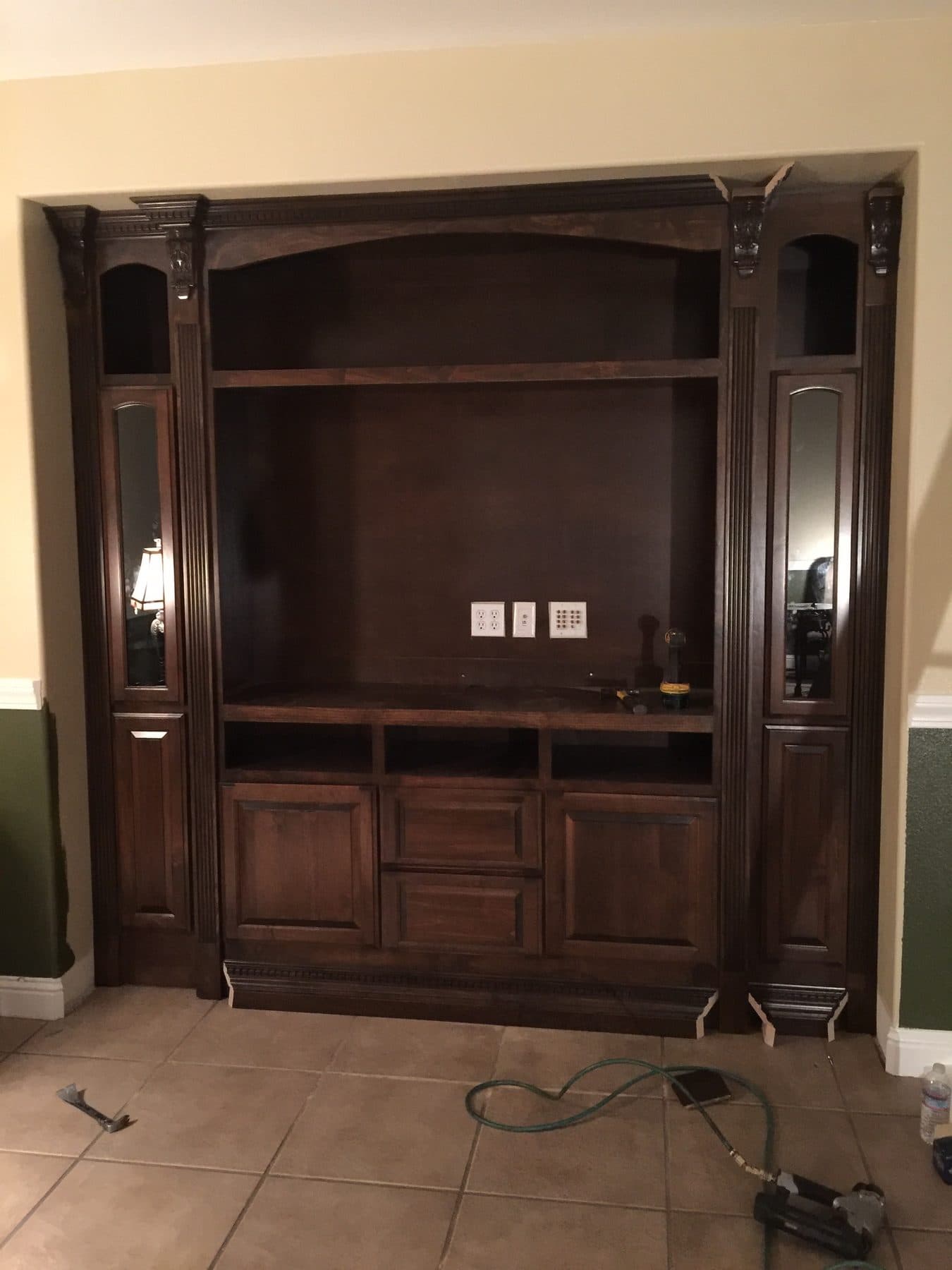 Dark entertainment center