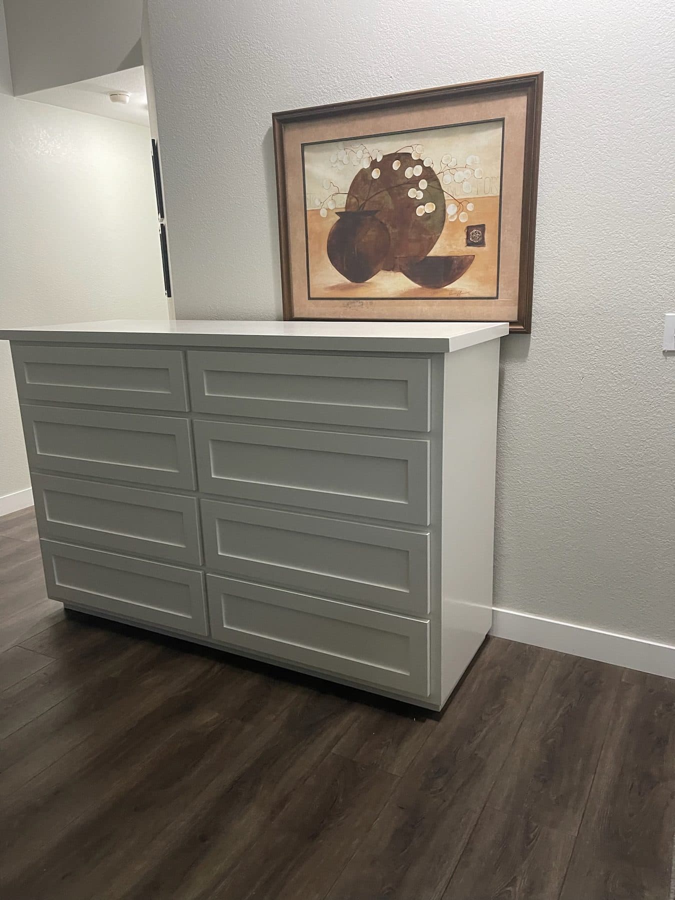 Grey shaker dresser